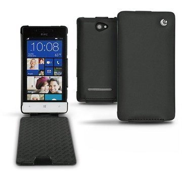 Noreve HTC Windows Phone 8S Tradition Läpällinen Nahkakotelo Musta