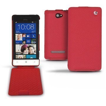 Noreve HTC Windows Phone 8S Tradition Läpällinen Nahkakotelo Tomaatti