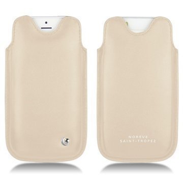Noreve Tradition C Leather Case iPhone 5 5S 5C SE Beige