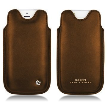 Noreve Tradition C Leather Case iPhone 5 5S 5C SE Brown