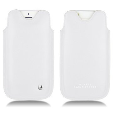Noreve Tradition C Leather Case iPhone 5 5S 5C SE White