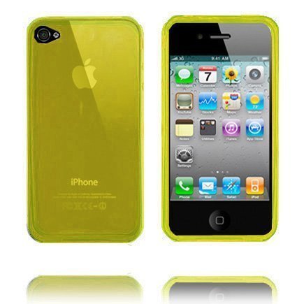 Nude Keltainen Iphone 4 Silikonikuori