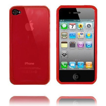 Nude Punainen Iphone 4 Silikonikuori