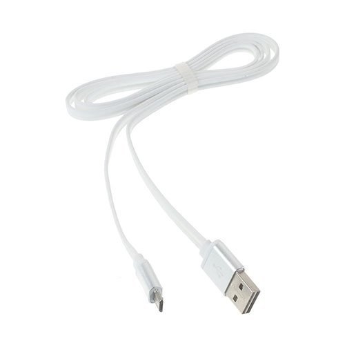 Nuudelin Mallinen Mikro Usb Latauskaapeli Valkoinen