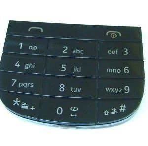 Näppäimistö Nokia 203 Asha musta Alkuperäinen