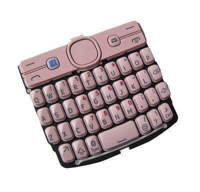 Näppäimistö Nokia 205 Asha/ 205 Asha Dual SIM pink Alkuperäinen