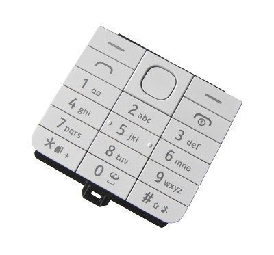 Näppäimistö Nokia 220 Dual SIM valkoinen Alkuperäinen