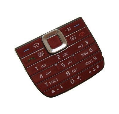 Näppäimistö Nokia E75 red Alkuperäinen