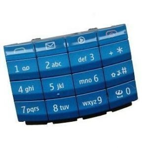 Näppäimistö Nokia X3-02 blue Alkuperäinen