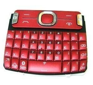 Näppäimistö QWERTY Nokia 302 Asha plum red Alkuperäinen