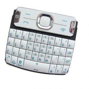 Näppäimistö QWERTY Nokia 302 valkoinen Alkuperäinen