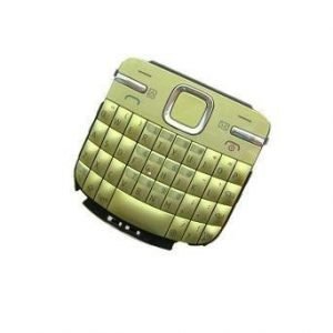 Näppäimistö QWERTY Nokia C3-00 green Alkuperäinen