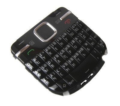Näppäimistö Russian Nokia C3-00 musta Alkuperäinen