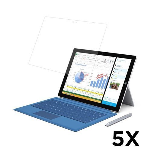 Näytön Suojakalvo Microsoft Surface Pro 3. 5kpl Paketti.