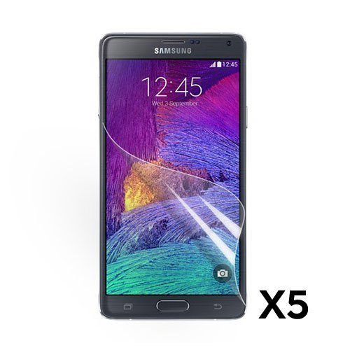 Näytön Suojakalvo Samsung Galaxy Note 4 5 Kpl