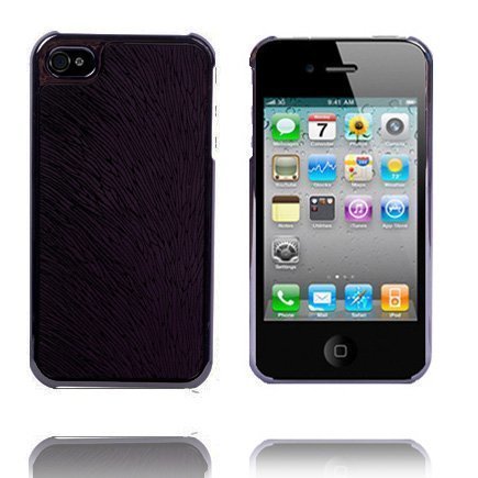 Oak Electroplated Tumma Violetti Iphone 4 Suojakuori