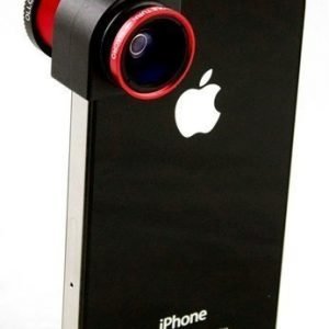 Olloclip 3-In-One camera lens for iPhone 5 Red
