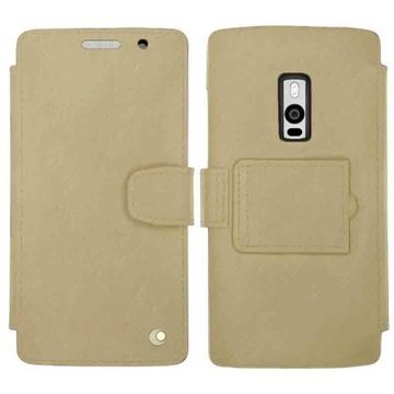 OnePlus 2 Noreve Tradition B Lompakkomallinen Nahkakotelo PerpÃ©tuelle Beige