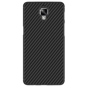 OnePlus 3/3T Nillkin Carbon Fiber Kotelo Musta