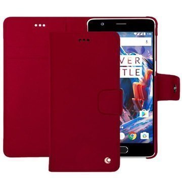 OnePlus 3/3T Noreve Tradition B Lompakkokotelo Punainen