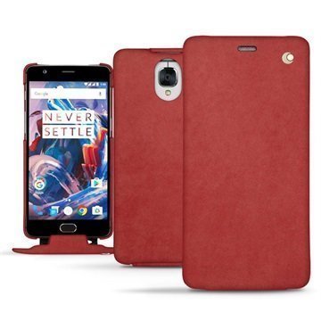 OnePlus 3/3T Noreve Tradition Flip Case Cherry