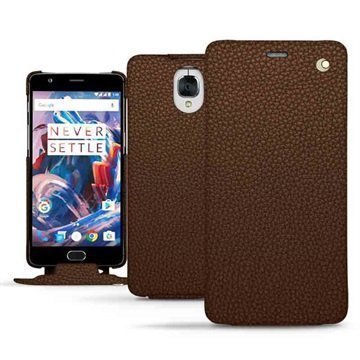 OnePlus 3/3T Noreve Tradition Flip Case Chestnut