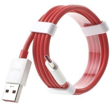 OnePlus USB C-Tyypin Kaapeli Punainen / Valkoinen