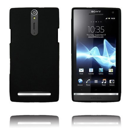 Oneline Soft Shell Musta Sony Xperia S Silikonikuori