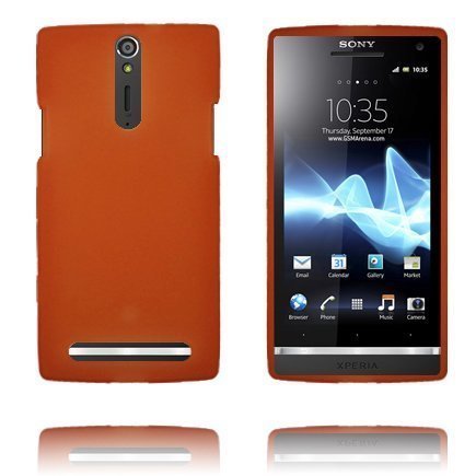 Oneline Soft Shell Oranssi Sony Xperia S Silikonikuori