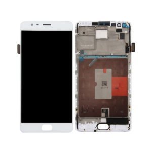 Oneplus 3 / 3t Näyttö & Runko Valkoinen