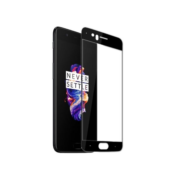 Oneplus 5 Panssarilasi 2.5d Full Cover Musta