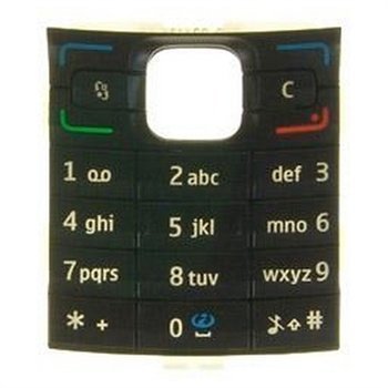 Original Nokia E50 Keypad Latin Black