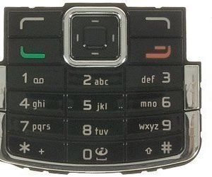 Original Nokia N72 Keypad Latin Black
