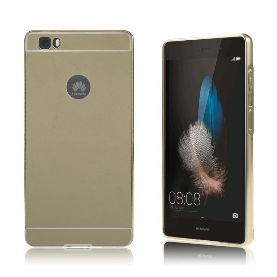 Paludan Huawei P8 Lite Metallikehys Kuori Champagne Kulta