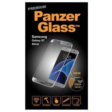 PanzerGlass Premium näytön suojalasi Samsung Galaxy S7 Hopea