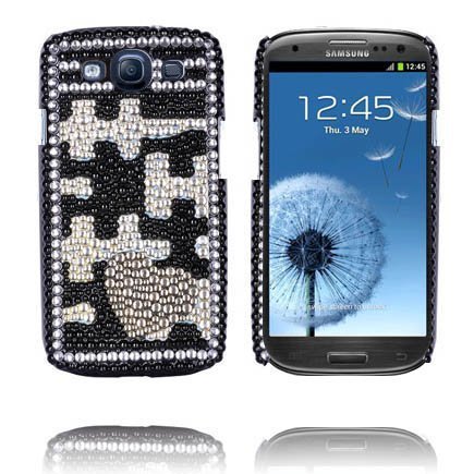 Paris Puzzle Samsung Galaxy S3 Bling Suojakuori