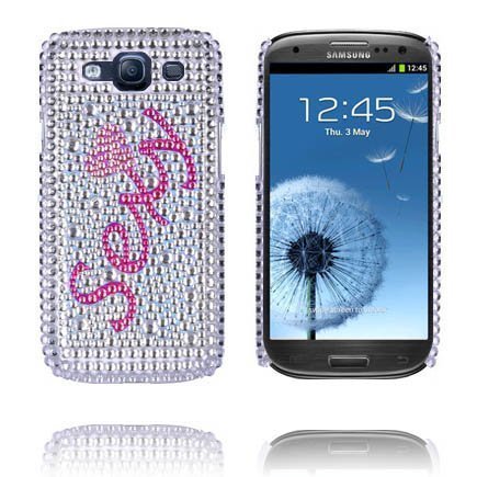 Paris Sexy Hopea Samsung Galaxy S3 Bling Suojakuori