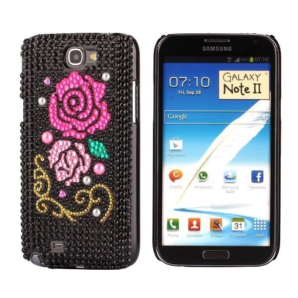 Paris Ver. 15 Samsung Galaxy Note 2 Bling Suojakuori