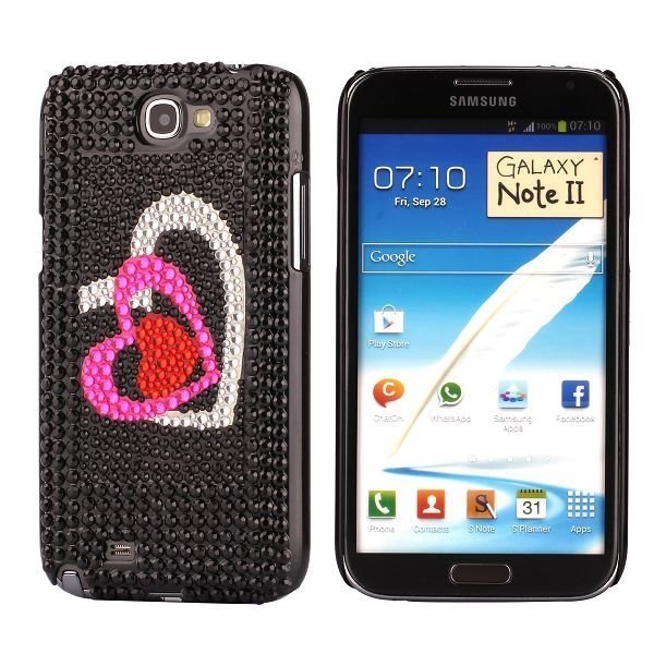 Paris Ver. 16 Samsung Galaxy Note 2 Bling Suojakuori