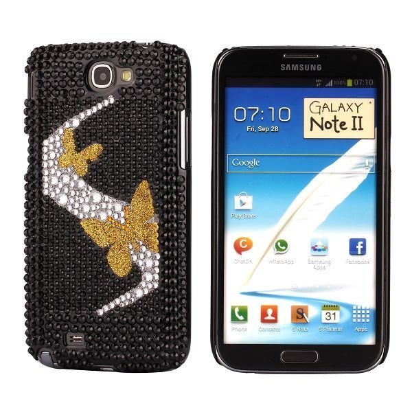 Paris Ver. 6 Samsung Galaxy Note 2 Bling Suojakuori