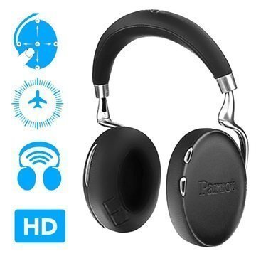 Parrot Zik 3 Bluetooth Stereokuulokkeet Musta Nahka