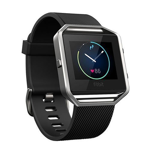 Pehmeä Silikoni Urheilu Kellon Ranneke Fitbit Blaze Kellolle Musta