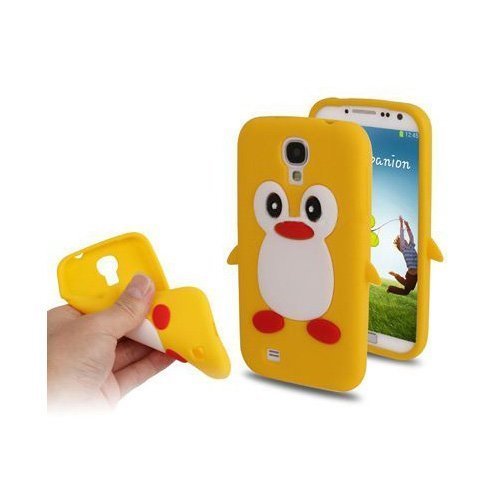 Penguin Keltainen Samsung Galaxy S4 Suojakuori