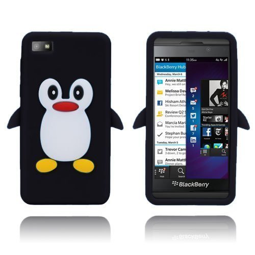 Penguin Musta Blackberry Z10 Suojakuori