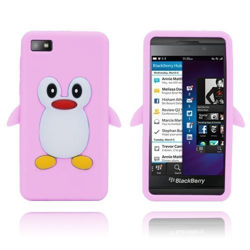 Penguin Vaalea Pinkki Blackberry Z10 Suojakuori