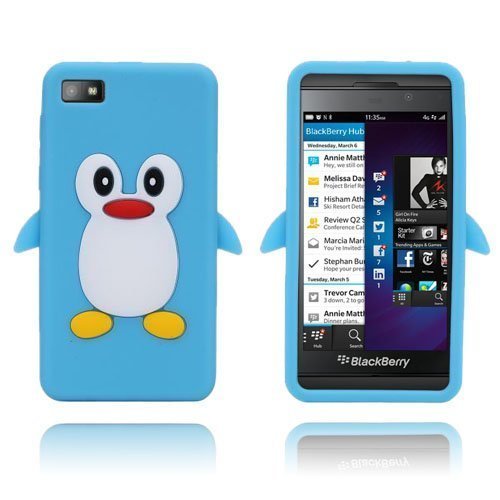 Penguin Vaaleansininen Blackberry Z10 Suojakuori