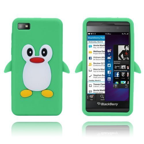 Penguin Vihreä Blackberry Z10 Suojakuori