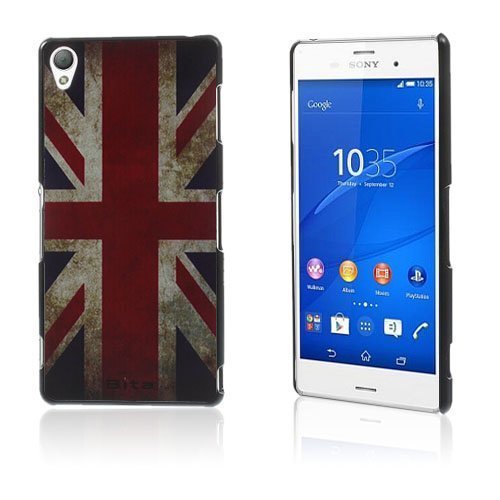 Persson Britannian Lippu Sony Xperia Z3 Suojakuori