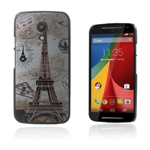 Persson Eiffel-Torni Motorola Moto G2 Suojakuori