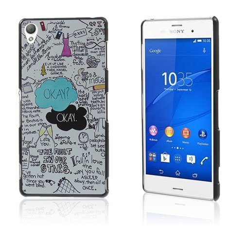 Persson Graffiti Kirjaimet Sony Xperia Z3 Suojakuori